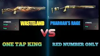 ONE SHOT KING VS RED NUMBER ONLY▪︎PHAROAH'S RAGE-M1014 vs WASTELAND-M1014▪︎COMPARISION