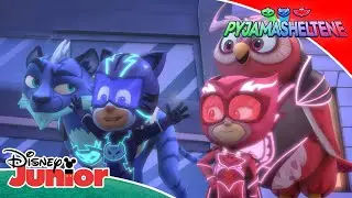 Racerløb med Pyjamasheltene | Disney Junior Danmark