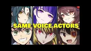 Genshin impact All Characters Japanese Dub Voice Actors Seiyuu Same Anime Characters