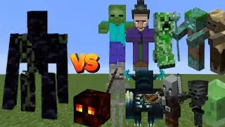 OBSIDIAN GOLEM vs ALL MOBS | Minecraft Mob Battle