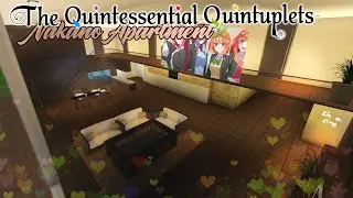 (130k) Modern Japanese Apartment -The Nakano Apartment // Bloxburg Anime Speedbuilds