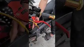 Honda Dash 125 FI Front Big Brake Kit Upgrade Part 11