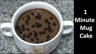 1 Minute Microwave Mug Cake ( Eggless) | Mug Cake | Mug Brownie