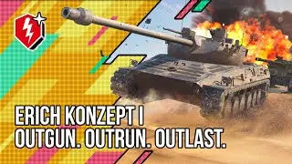 WoT Blitz. Speed Demon with a Punch: Erich Konzept I