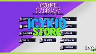 Premium Overlay - Code Glitch Premium Overlay - PSD - Premium Download