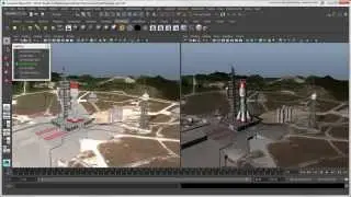 Softimage to Maya Bridge: How Objects Look in the Maya Viewport