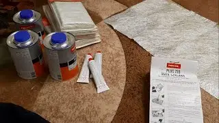 Стекловолокно и полиэфирная смола для заклейки опрыскивателя