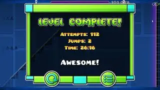 beating my oldest level at 500x speed