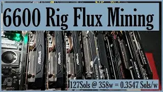 6600 Rig Flux Mining | 127 Sols @ 358w Wall