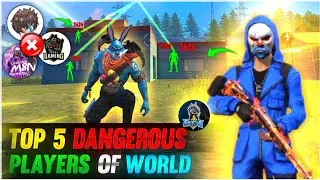 Top 5 Most DANGEROUS Players in the WORLD🔥| Raistar Vs White 444 😱 Who Will Win? 😨| Garena Free fire