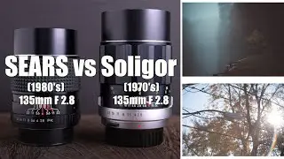 Sears vs Soligor 135mm 2.8 Vintage Lens Nikon Z6/ProResRAW & Internal 8bit
