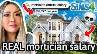 building a house for every career using REAL LIFE salaries in Sims 4: Career build series ep 12