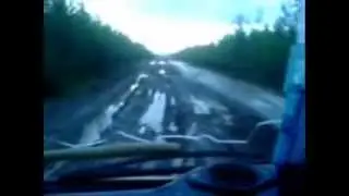 Трасса М56 Лена Якутия 2007 год \ Road M56 Lena Yakutia 2007