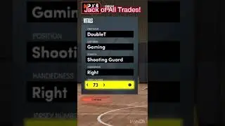 RAREST BUILD EVER! JACK OF ALL TRADES! NBA 2k22 Next Gen! #shorts