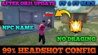 After OB31 update no drag headshot config▫️aimbot 99%▫️ NPC name▫️ Items location by lx win ff