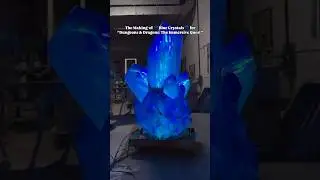 Dungeons & Dragons: The Immersive Quest - Making-of Blue Crystals by Studio Artefact #3dprinting