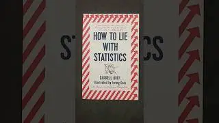 Darrell Huff's How to Lie With Statistics" #DarrellHuff #LieWithStatistics #Mathematics #Books