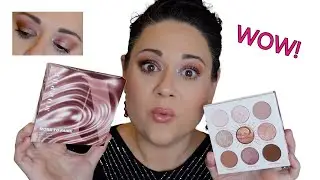 *NEW* Morphe Rich & Foiled Rose To Fame Artistry Palette! Swatches, Full Review, 2 Eye Looks!