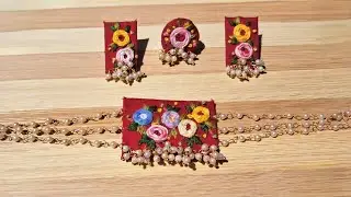 How to make Embroidery jewellery - video tutorial