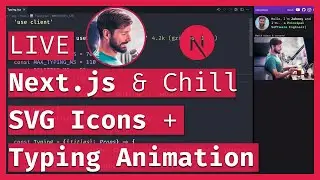 Next BLOGFOLIO: Importing SVGs 🖼️ & Typing Animation ⌨️ 🔴 Next.js & Chill
