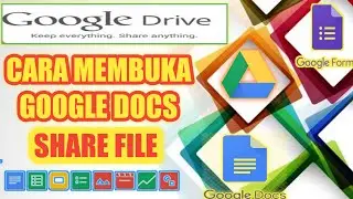 How to Open Google Docs and Share Files - Google Drive Tutorial #13
