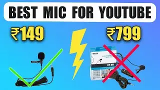 Best MIC For YouTube Videos Under 200 and 1000 | Lapel Collar Microphone