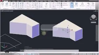 AutoCAD 3D 02 3D primitive, extrude, boundary, region, presspull, union, subtrat, intersect