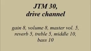 Surfing With The Alien: JCM 800, JCM 900, JTM 30 (II. version)