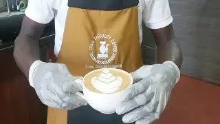 how to make a cappuccino and latte art