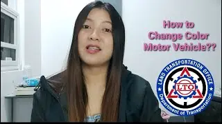 How to Change Color of Motor Vehicle?