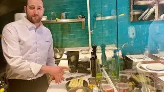 32 Receta. Luis Hernani del Rest. Mano Lenta: Esparragos, vieira y papada curada en 