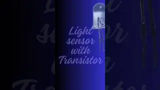 Automatic dark LED LDR transistor light sensor circuit