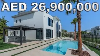 Inside a AED 26,900,000 5 Bedroom LAKESIDE Mansion in DUBAI