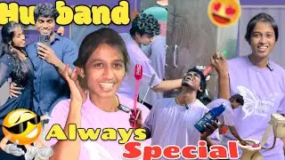 Pakka Husband matterial my purushaaa🤣 ஆயுத பூஜை celebration🤩🙊 #funnyvlog #blackbeescouple