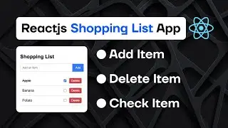 Reactjs Shopping List app | incodeuz | #react #coding #frontend #app