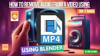 How To Remove Audio from A Video Using Blender?
