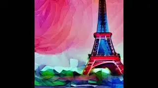 Low Poly Eiffel Tower - AI Generated Video | Stable Diffusion