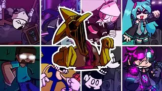 Left Unchecked but Every Turn a Different Character Sings🎤(FNF Left Unchecked but Everyone Sings It)