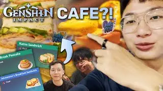 We went to an IRL GENSHIN CAFE?! (Ft. 