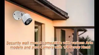 Security Wall Mount for Arlo Pro, Arlo Pro 2, Arlo Ultra, Arlo Pro 3, Arlo Go,  Camera