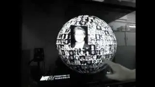 Touch screen photo globe