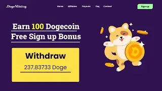 Earn Free $20 Dogecoin Daily || Best Free Cloud Mining Website || Free Dogecoin Mining Website 2023