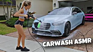 Washing My Daily Driver S-CLASS ASMR