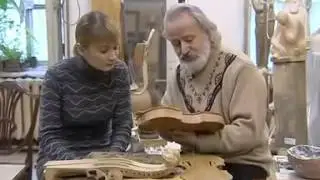 100ТВ.  Скрипки из старых деревянных балок