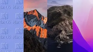 macOS Wallpaper Evolution