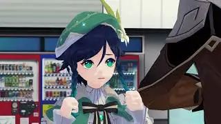Venti is a pretty princess | Genshin Impact MMD