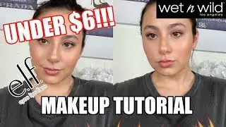 $6 BEST DRUGSTORE MAKEUP! | Makeup tutorial under $6!