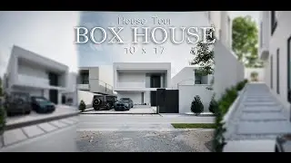BOX HOUSE TOUR | MODERN HOUSE DESIGN | UNREALENGINE 5 | 2-storey house 10x17m | 4 Bedrooms