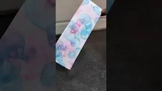 Bubble painting bookmark🤍|bubble art|#viral #shorts #bubbleart #youtubeshorts #bubblebookmark