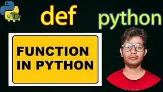 def function in python